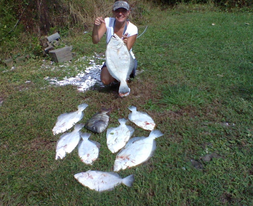 Flounder gigging in Hatteras