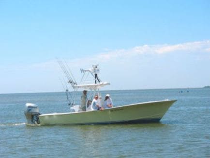 Outer Banks fishing boat, the Fin-geance